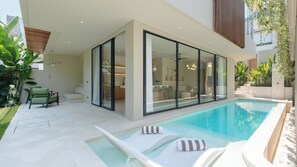 Villa Confort, piscina privada | Servicio de la habitación
