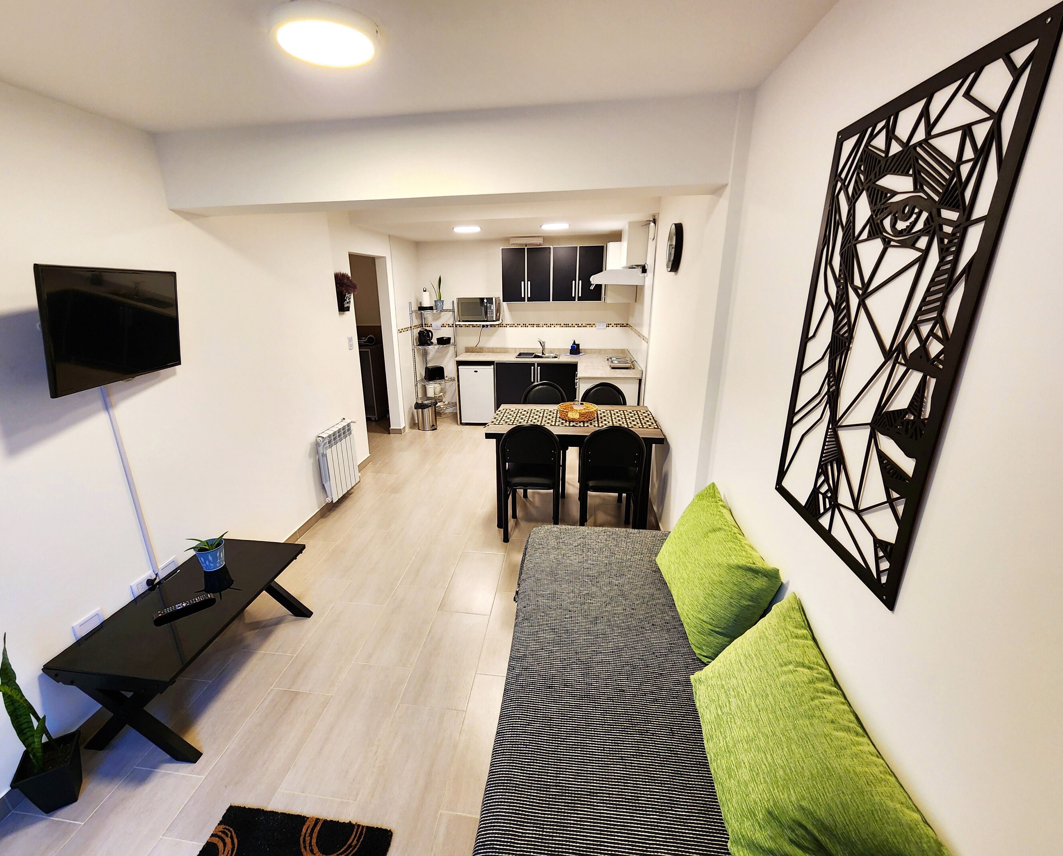Comfort-Apartment | Wohnbereich | Flachbildfernseher