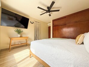 1 habitación, tabla de planchar con plancha, wifi y ropa de cama