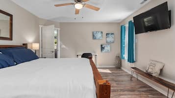 4 dormitorios, escritorio, tabla de planchar con plancha y wifi gratis