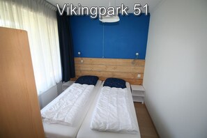2 Schlafzimmer, Reisekinderbett, kostenloses WLAN