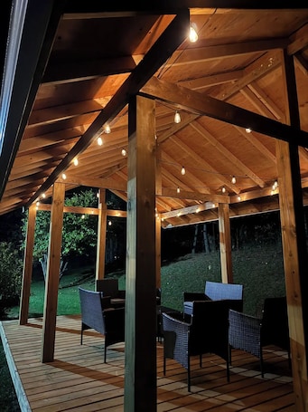 Terrace/patio. Cozy getaway in Brighton