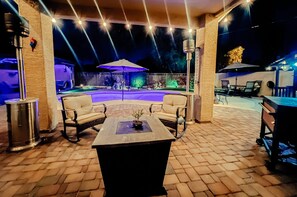 Terrace/patio - NO FEES! Civic Centre: Resort Oasis + Open Kitchen (Gilbert)