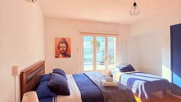 Comfort Quadruple Room, Balcony, Courtyard View | Iron/ironing board, free WiFi