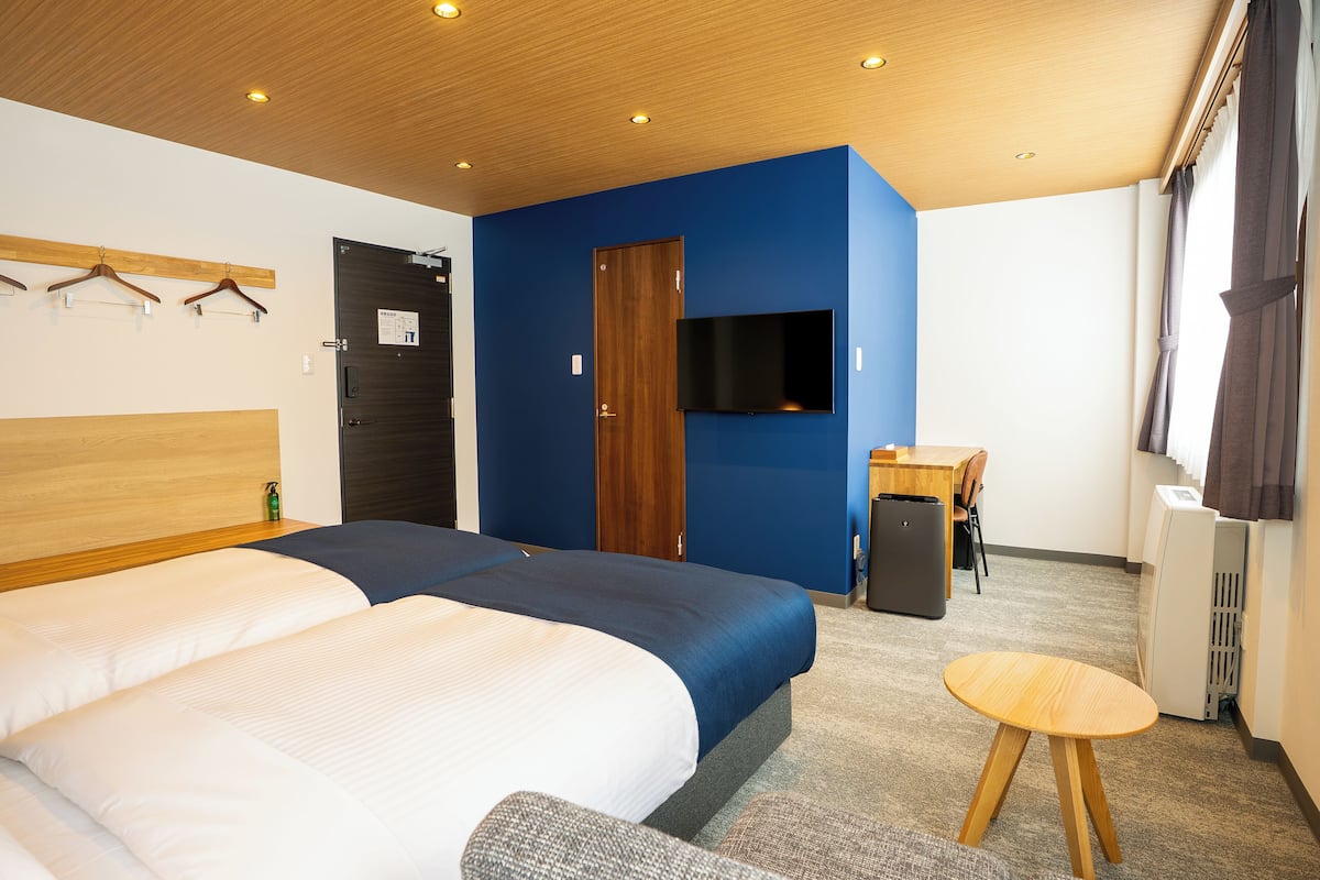 Zweibettzimmer, Nichtraucher (Hollywood) | Hochwertige Bettwaren, Daunenbettdecken, kostenloses WLAN, Bettwäsche