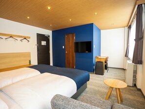 Twin Room, Non Smoking (Hollywood) | Premium bedding, down comforters, free WiFi, bed sheets - YuiLocalZao (Yamagata)