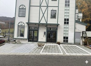 Fassade der Unterkunft