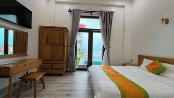 Villa, 3 Bedrooms, Beachfront | Desk, blackout curtains, soundproofing, iron/ironing board