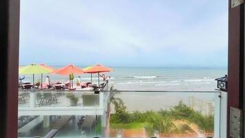 Desk, blackout drapes, soundproofing, iron/ironing board