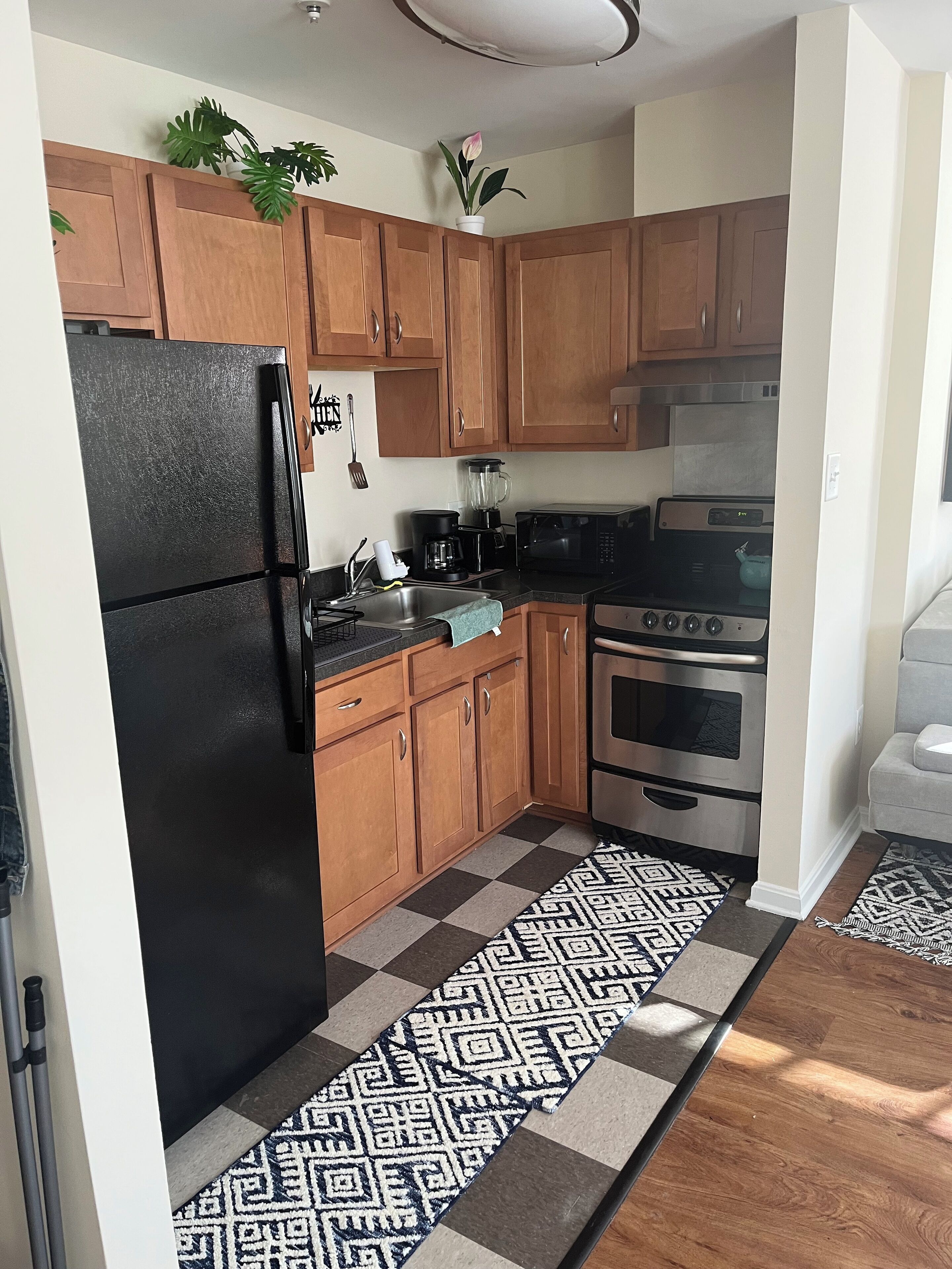 Microwave, oven, stovetop