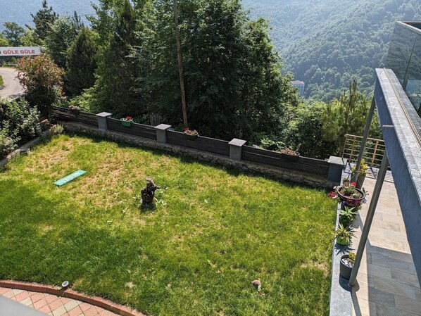 Blick von der Unterkunft