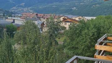 Vue depuis lâhĂ©bergement