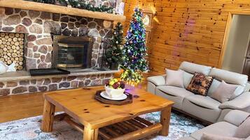 Fireplace, table tennis