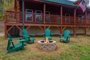 Blick von der Unterkunft