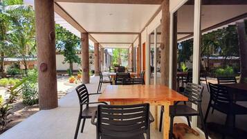 Blick von der Unterkunft