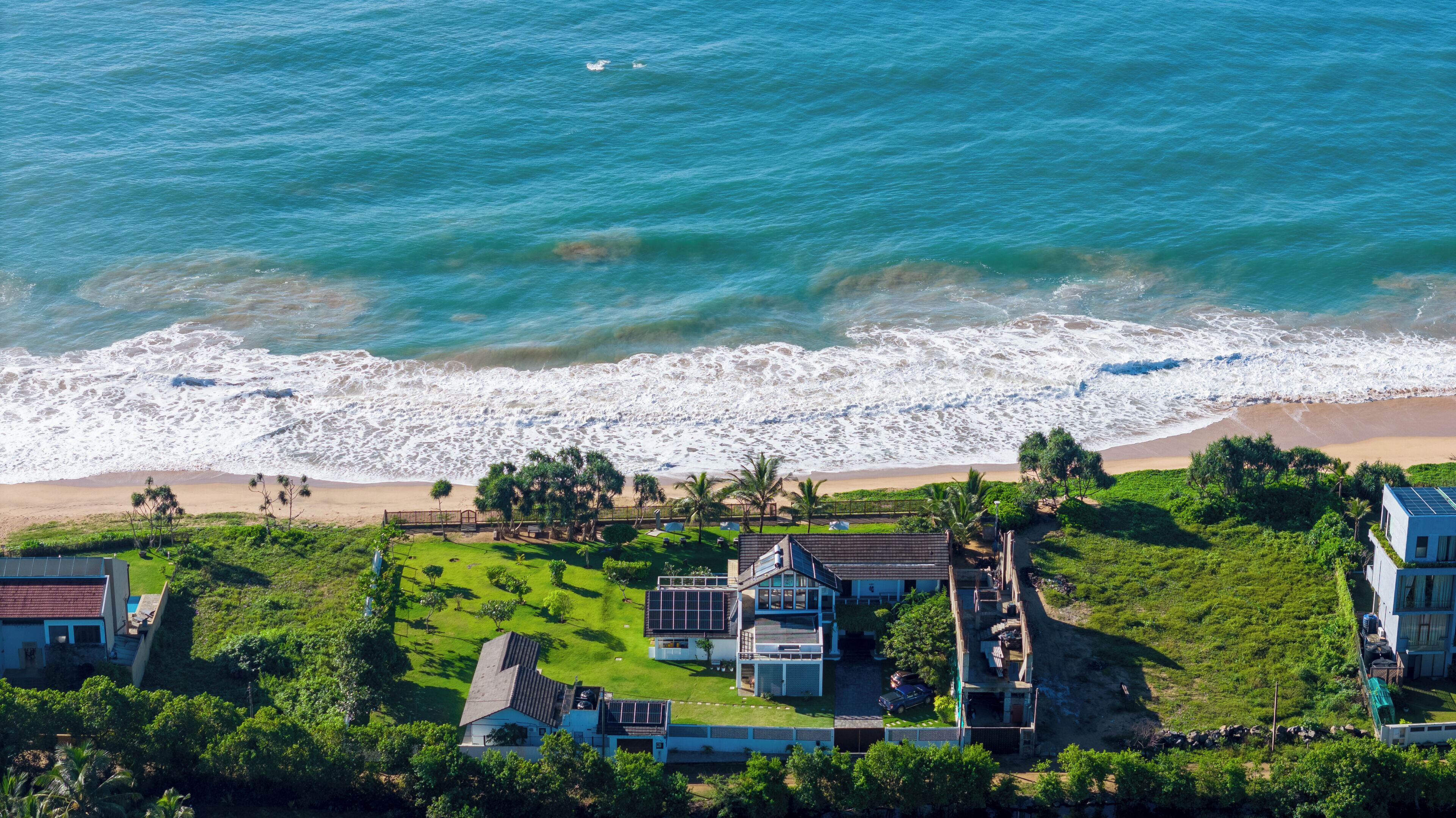 Blick von der Unterkunft