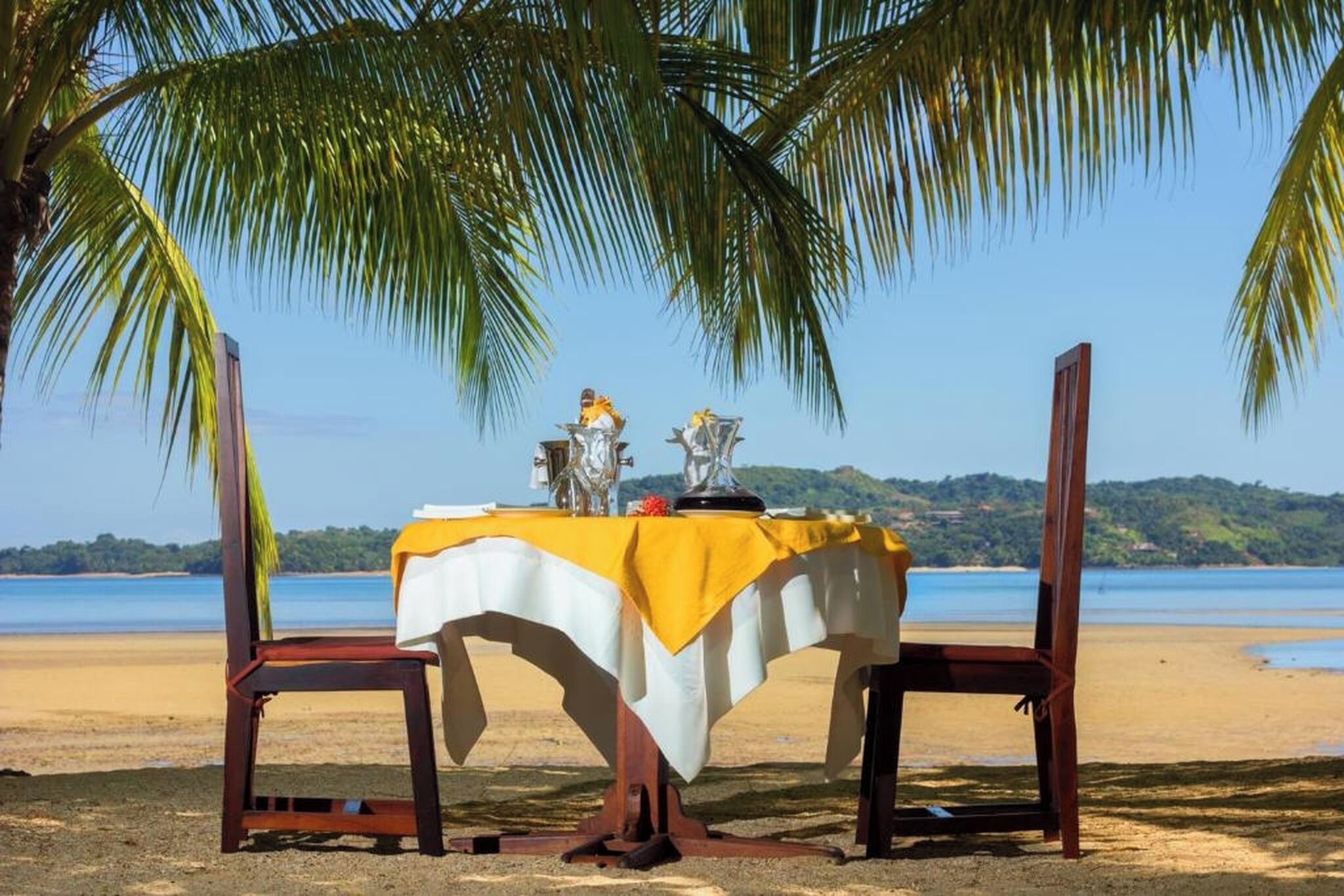 Blick von der Unterkunft