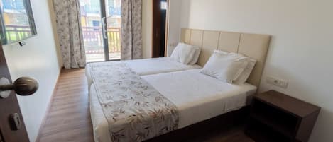 Blick von der Unterkunft