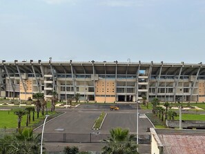 Uitzicht vanuit accommodatie