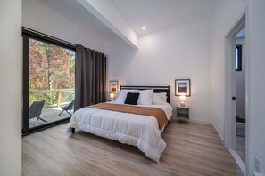 Desk, iron/ironing board, free WiFi, bed sheets - Glass Pines in Pisgah Forest (Pisgah Forest)