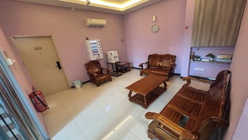 Blick von der Unterkunft