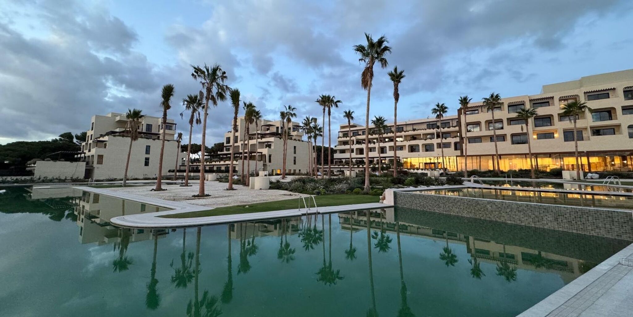 Blick von der Unterkunft