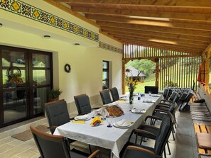 Vue depuis lâhĂ©bergement