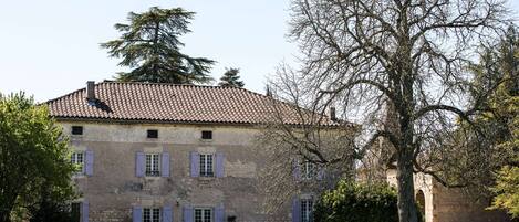 Blick von der Unterkunft