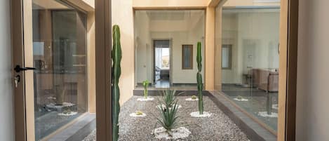 Uitzicht vanuit accommodatie