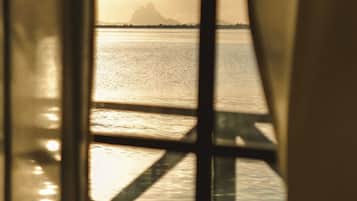 Panoramic Bungalow, Lagoon View, Overwater | In-room safe, desk, iron/ironing board, free WiFi