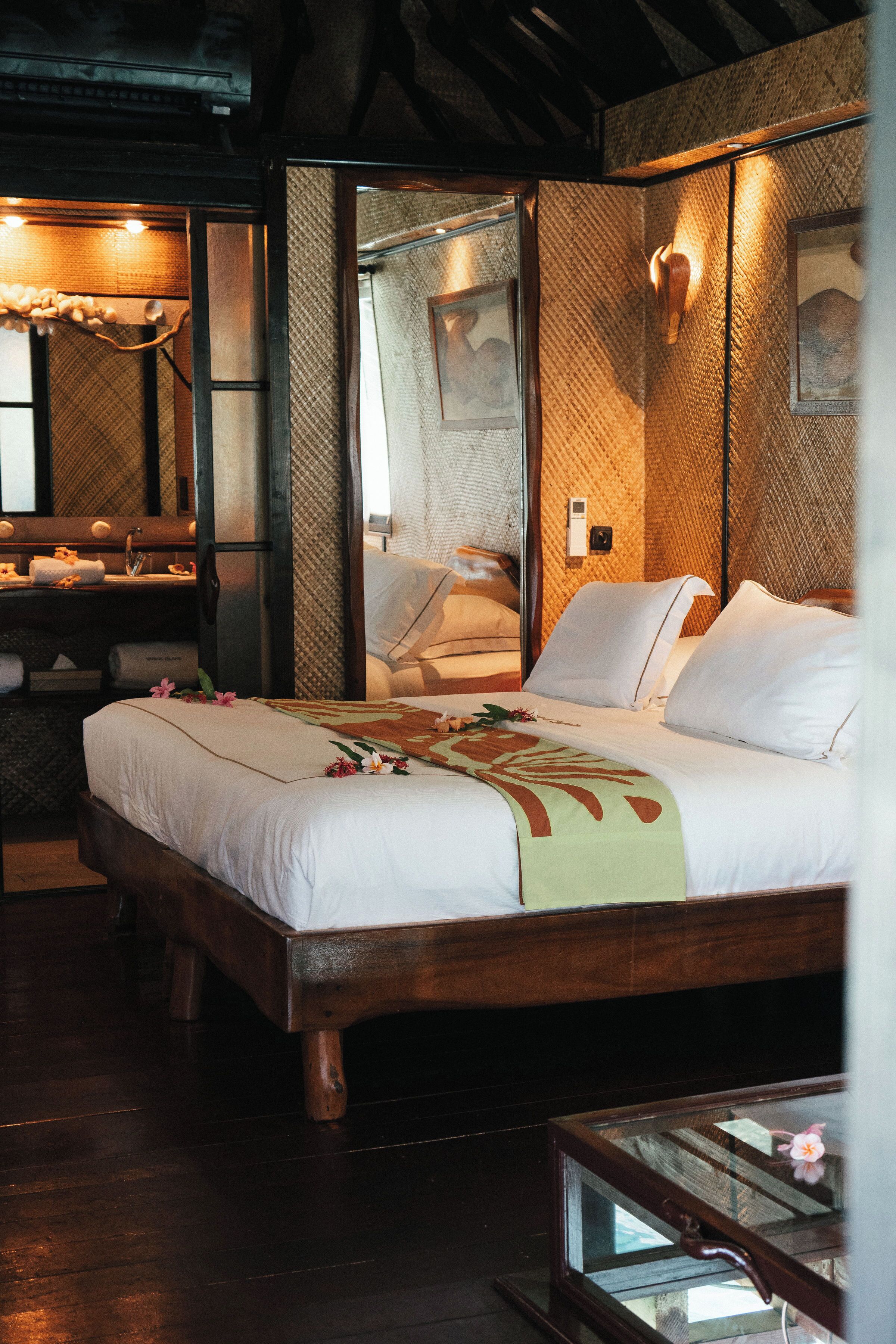 Panoramic Bungalow, Lagoon View, Overwater | In-room safe, desk, iron/ironing board, free WiFi