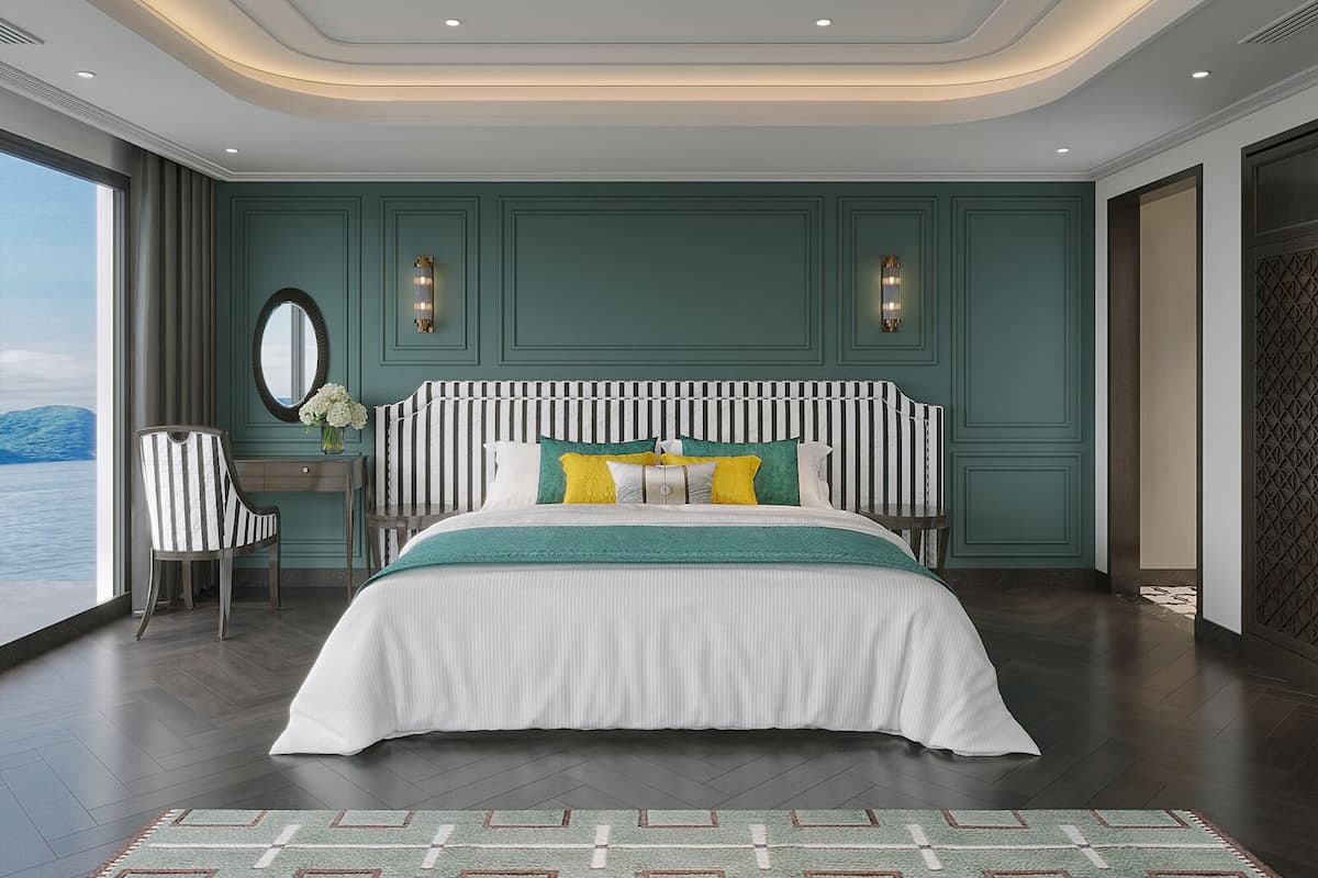 Halong Suite with Private Terrace and Bathtub | Minibar, desk, laptop workspace, free WiFi