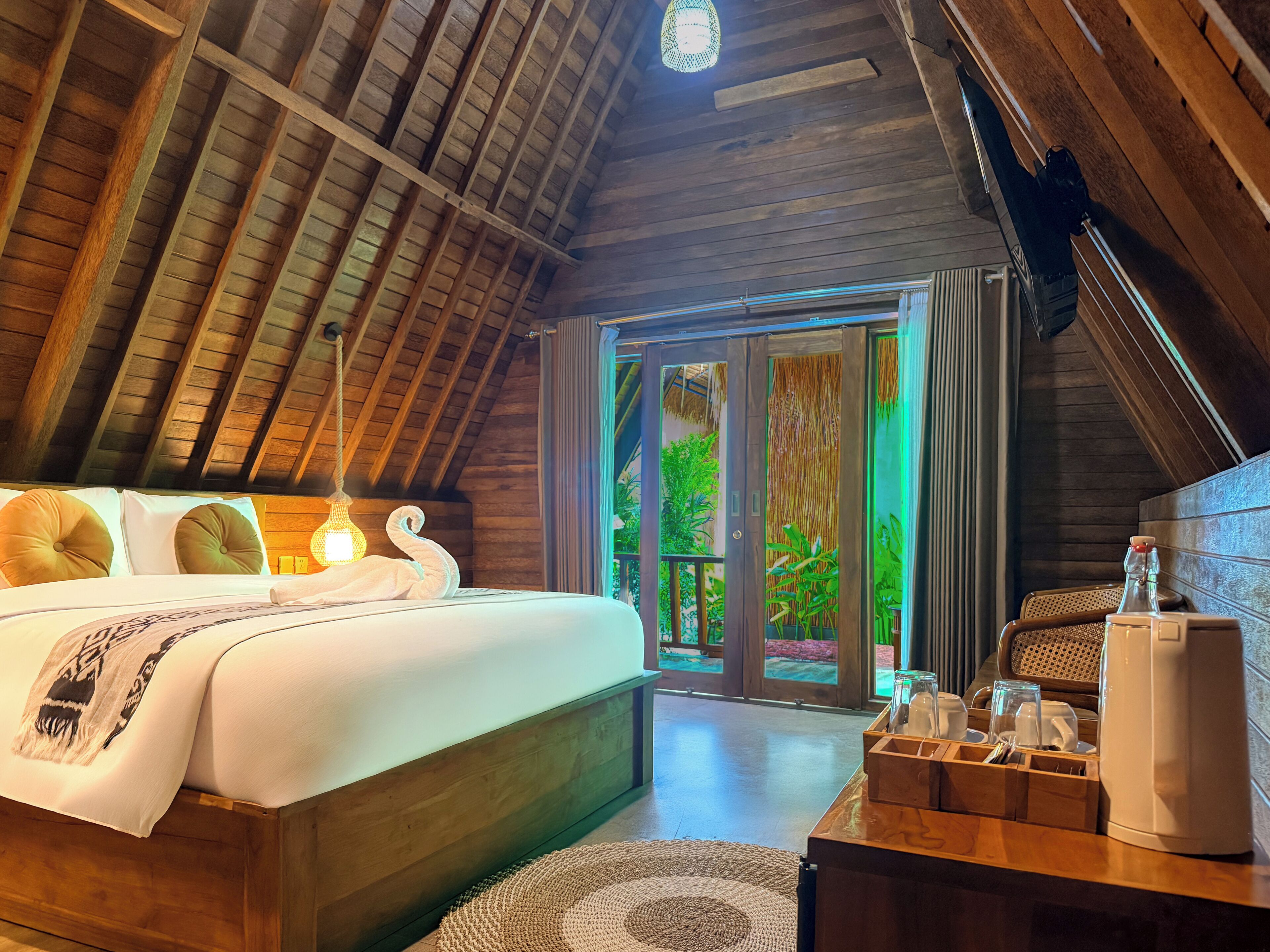 Deluxe-Doppelzimmer, 1 Schlafzimmer, Gartenblick