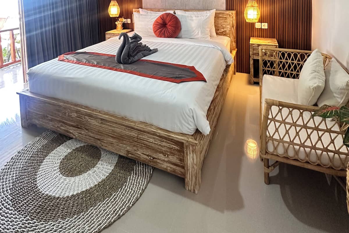 Deluxe Double Room, Patio, Sea View | Free WiFi