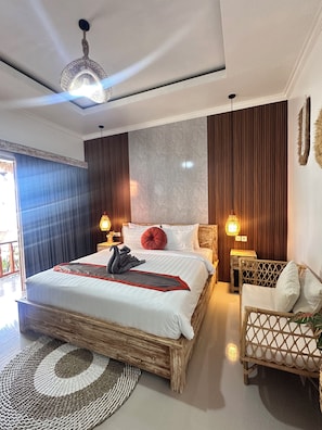 Superior Double Room, Patio, Sea View | Free WiFi