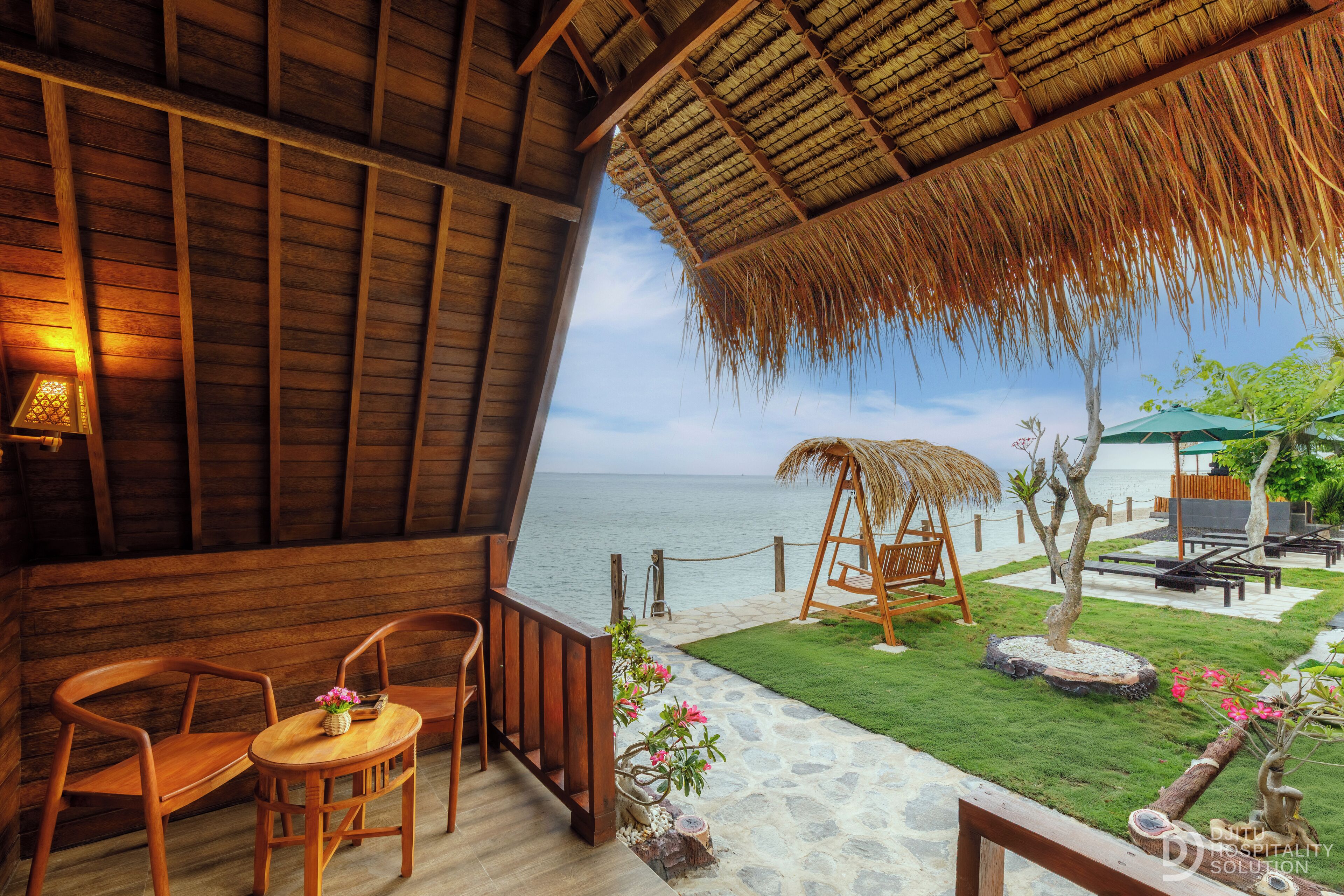 Deluxe Double Room, Patio, Sea View | Terrace/patio