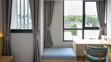 Superior kamer | Een kluis op de kamer, verduisterende gordijnen, gratis wifi, beddengoed