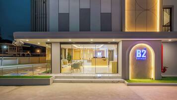 Façade de lâhĂ©bergement