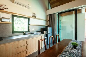 Dining - Lux 2BR Villa-Pool & Amazing Rice Field Views-Ubud (Ubud)