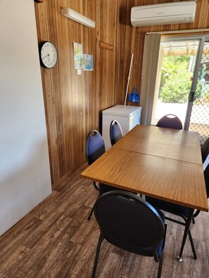 Dining - Cosy Nook - Flat 3 - Spacious, well equipped holiday unit (Bemm River)