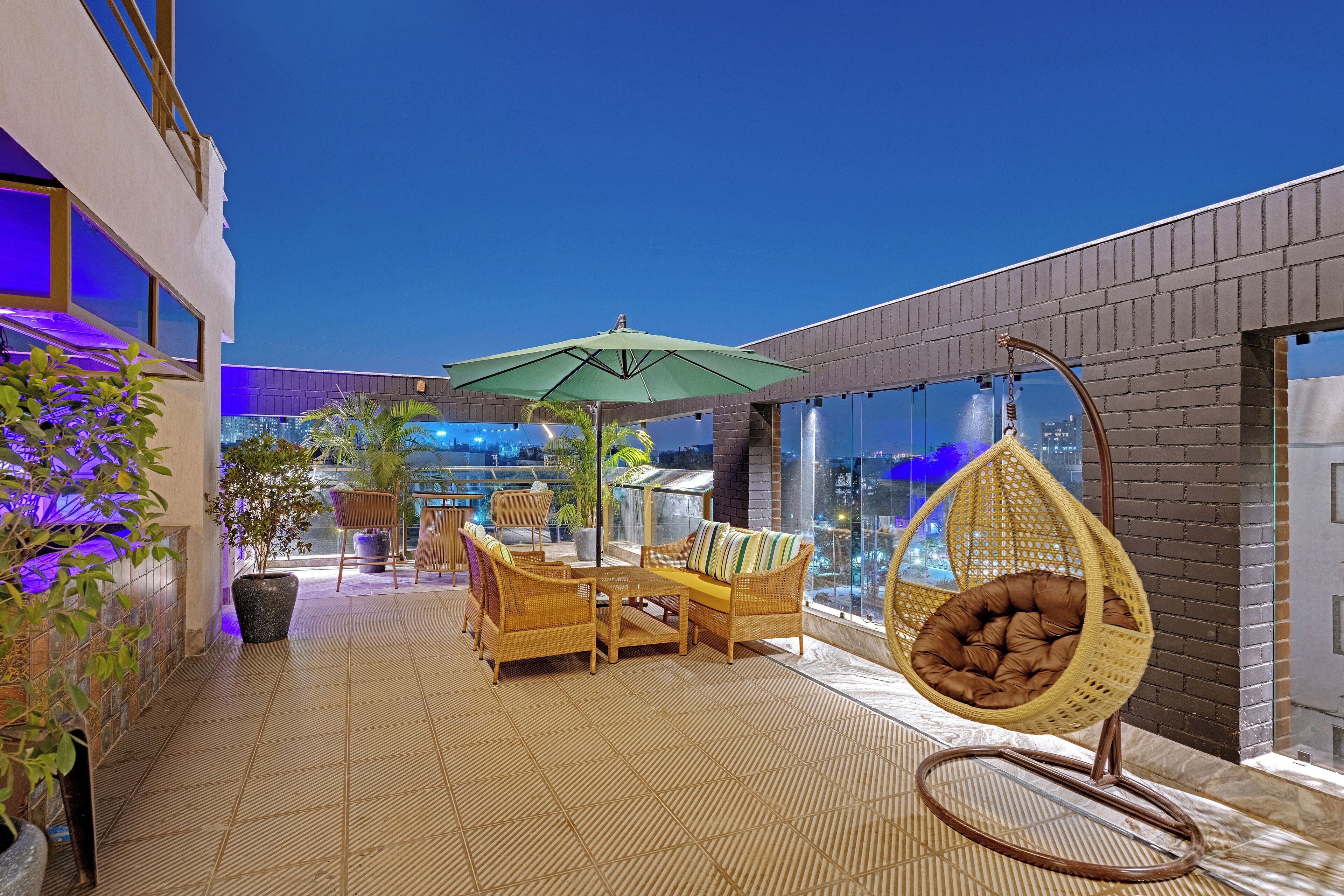 Terrasse sur le toit