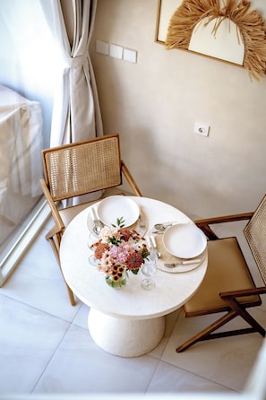 Villa, 1 Bedroom, Pool View | In-room dining