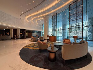 Sitteområde i lobbyen