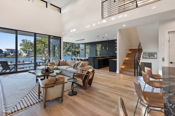 Smart TV, fireplace, video games, offices