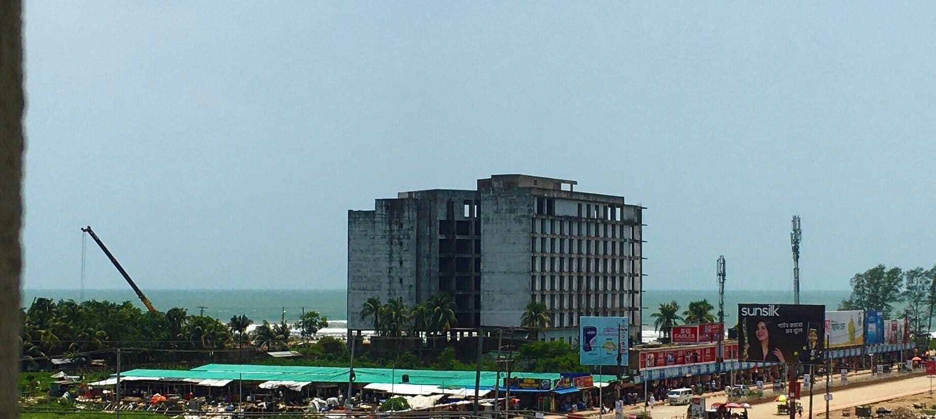 Facciata della struttura