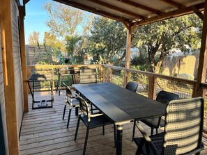 Outdoor dining - Mobil-home Ultimate 3Ch - 6 pers (Torreilles)