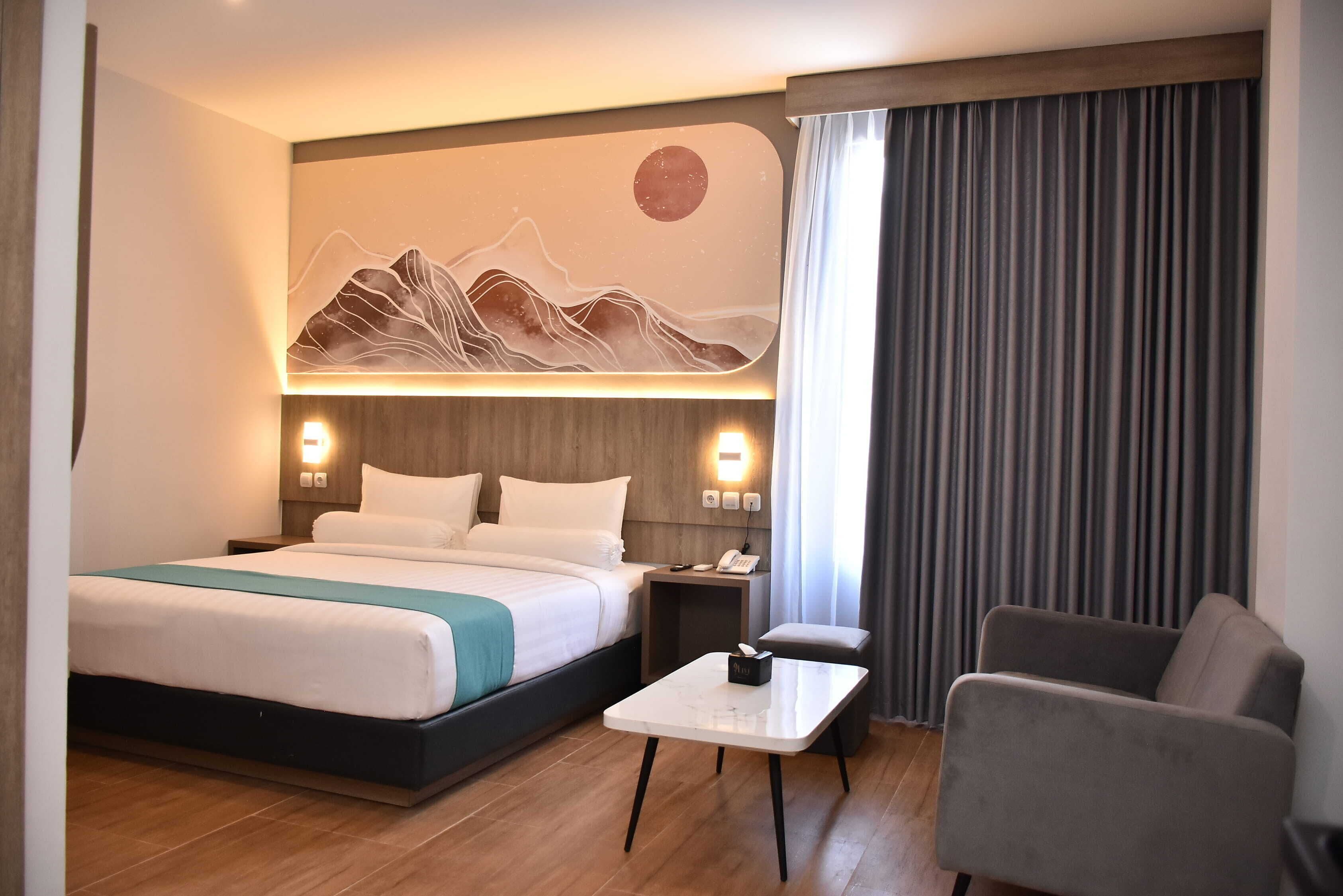 Quarto casal júnior | Wi-Fi de cortesia, roupa de cama