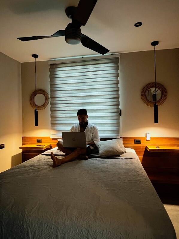 1 غرفة �نوم وواي فاي وملاءات أسرّة