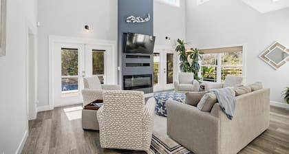 Tranquil Tides Retreat | Private Pool, 3 Outdoor Decks | Palm Coast | 0.5 Miles To Beach