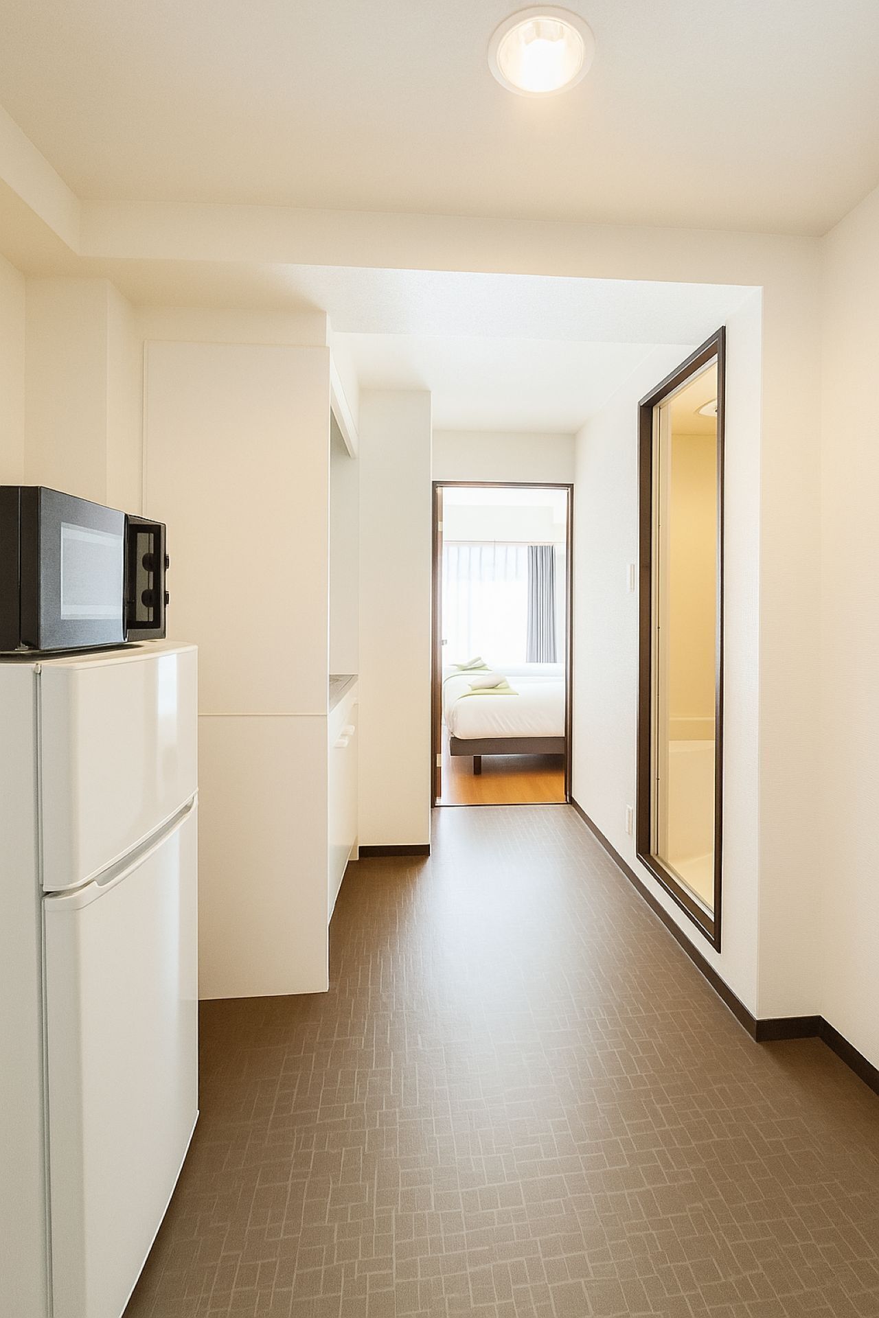 標準雙床房, 非吸煙房, 私人浴室 | 私人廚房 | 電冰箱、微波爐、爐台、鍋具/餐盤/廚房用品